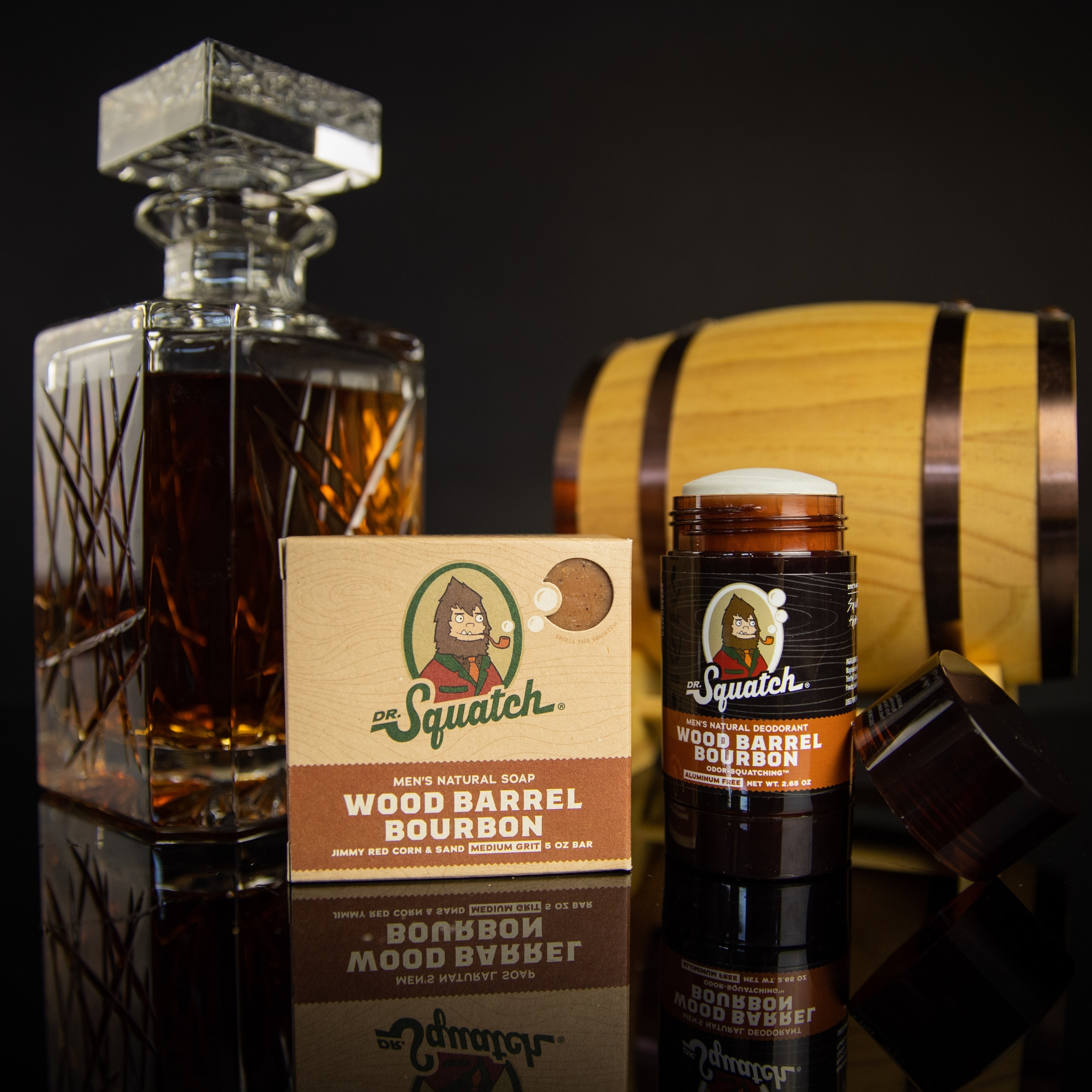 Dr. Squatch on X: Introducing 🥃 Wood Barrel Bourbon Deodorant 🥃 An old  fashioned blend that's rugged and refined, just like you 😎 FLASH SALE  TODAY