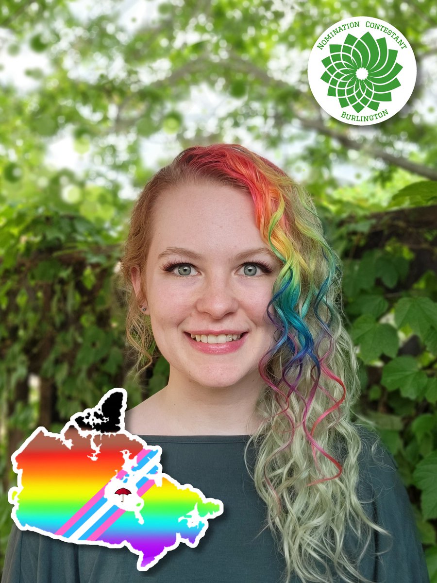 #pridemonth #bipoclivesmatter #everychildmatters #cdnpoli #rainbowhair #liveyourtruth #elxn44 #greenparty #greenpartyburlington #cdnpoli #useyourvote #circulareconomy #sexworkiswork