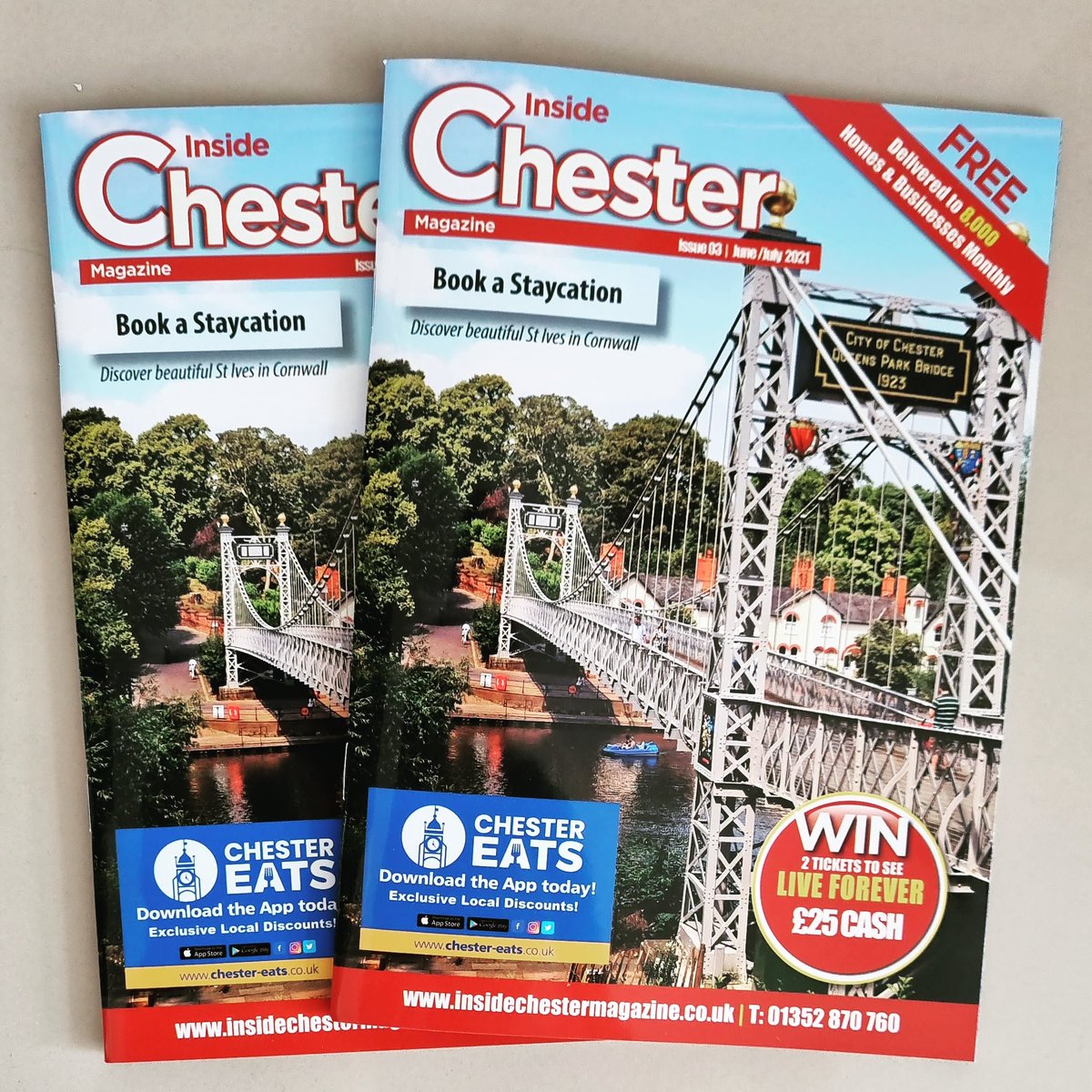 Our #Chester issues are back from the printers. #Cheshire insidechestermagazine.co.uk