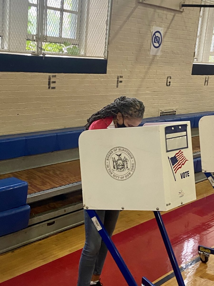 mayawiley's tweet image. To see my name on a ballot is very hard to describe. It's very moving. And I'm thinking about all of the little girls who I've met this year, who have looked into my eyes and seen themselves. I ranked myself #1 for them.