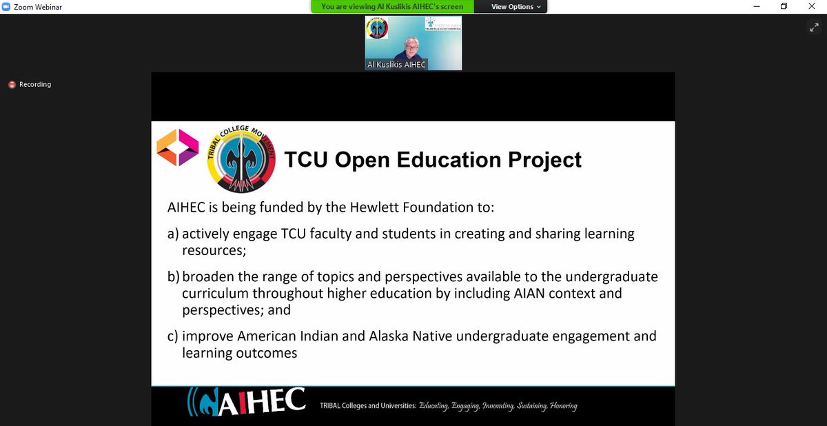 This is exciting work that @aihec is doing with <a href="/OpenEd_Network/">Open Education Network</a>! #OER #OENSummit21