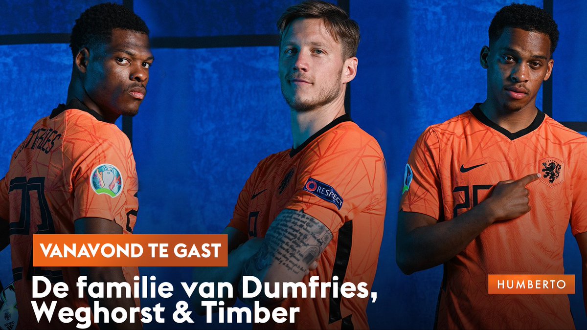 Het waren de helden van gisteravond, Denzel Dumfries, Wout Weghorst en Jurriën Timber. Maar hoe heeft hun familie gekeken? De broer van Weghorst, de zus en moeder van Denzel Dumfries en de moeder van Jurriën Timber schuiven aan. #HUMBERTO