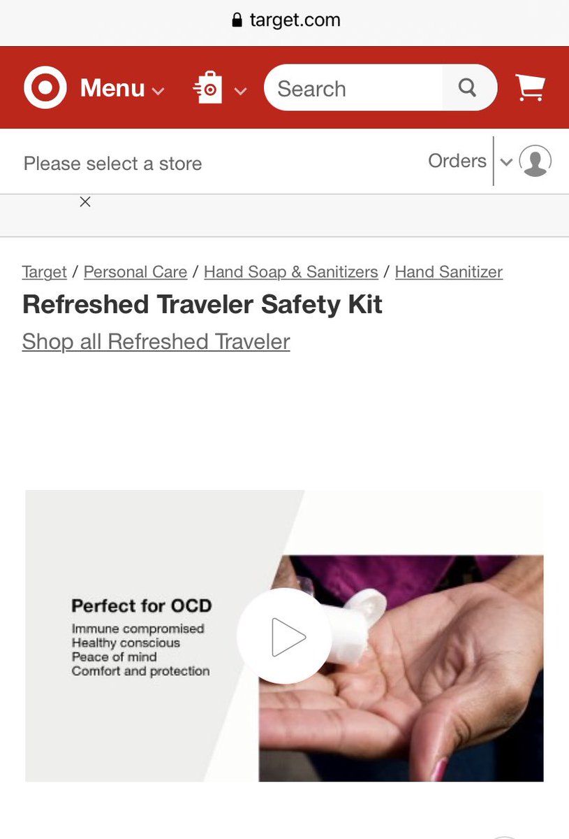 Hey <a href="/Target/">Target</a>, this is not even remotely close to okay. #OCD is a serious mental health disorder. Would you market a product as perfect for schizophrenia? Or anorexia? Sounds horrible doesn’t it but it’s the same thing. Please realise you are contributing to stigma and do better.