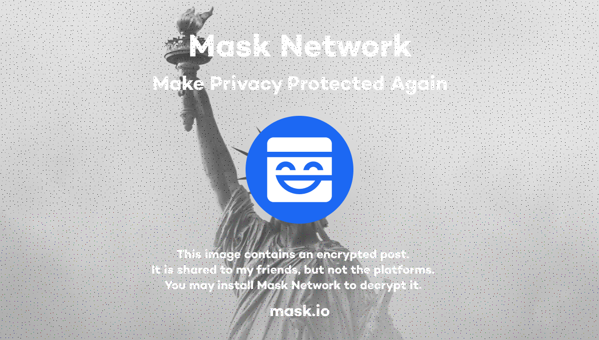 digidalis's tweet photo. Die Digitale Selbstbestimmung erfordert ebensolche Selbstverteidigung und #mask_io schränkt die Maschinen ein. 

📪🔑 Install https://t.co/ftfjQXL98O to decrypt it. https://t.co/tThFfH1eo0