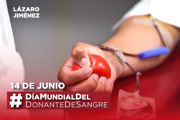 🗓14 de junio | #DíaMundialDelDonanteDeSangre con el objetivo de concientizar y sensibilizar acerca de esta práctica tan importante que salva vidas. 

¡Doná sangre, doná vida!🩸