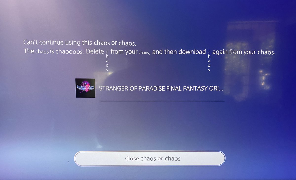 KyleCarnesPhoto's tweet photo. @IGN Crazy! Is any one else getting this screen when when they try to play the demo?! https://t.co/GP8WdOVupE