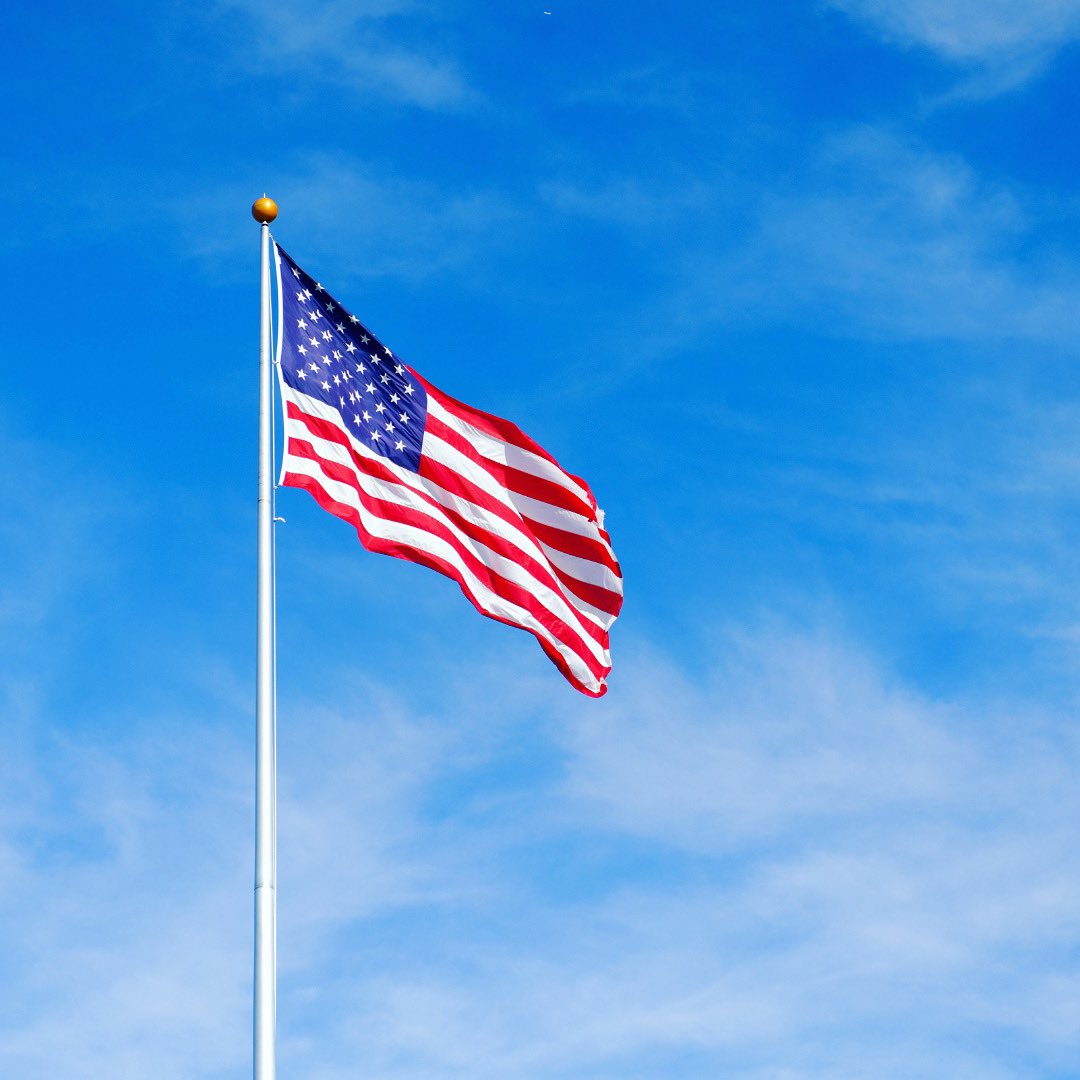 When I think about “Old Glory,” I have flashes of my years in the Army, of 4th of Julys spent with family &amp; friends, of the freedom it symbolizes both here &amp; abroad. When I served overseas, the flag was a constant reminder of duty, responsibility, &amp; service. 🇺🇸 #FlagDay