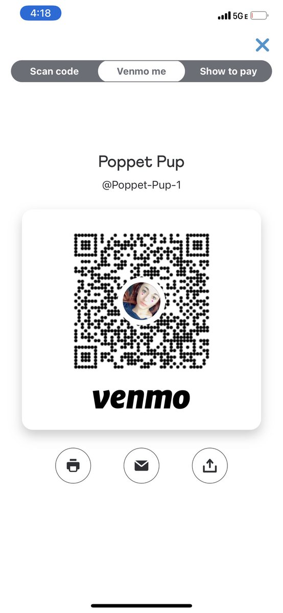 PupPoppet's tweet photo. @Venmo https://t.co/5Z0ytoWVR5