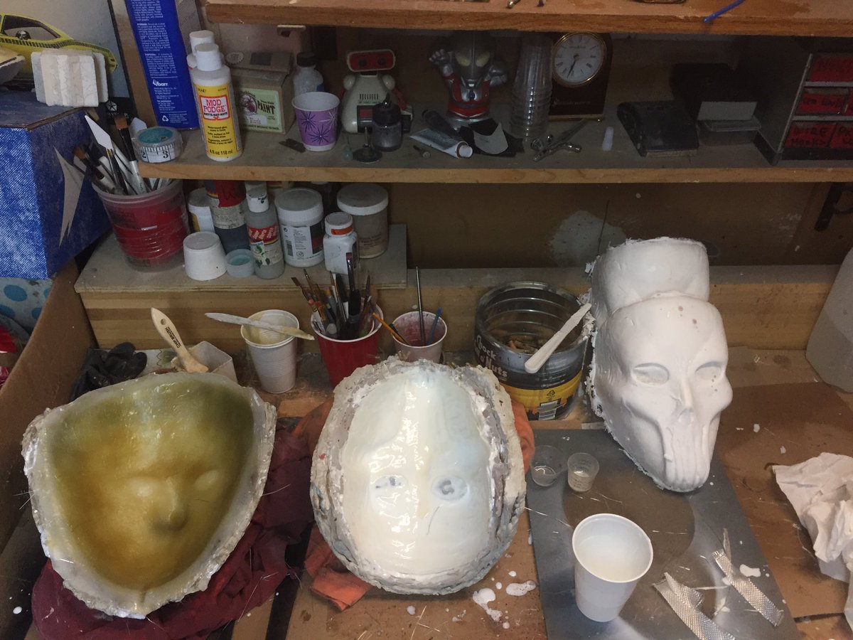 SicSexSix's tweet photo. One hockey mask, two for #KillJournal & a whole lot of sweat. Not bad for a day. https://t.co/YPdL9taJpk