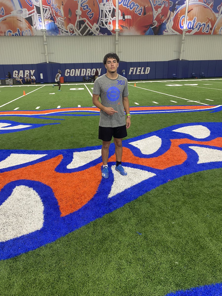 Great time today <a href="/GatorsFB/">Florida Gators Football</a> loved the competition out there can’t wait to be back there <a href="/CoachBillyG/">Coach Billy Gonzales</a> <a href="/trentt_whitt/">Trent Whittemore</a> #GoGators🐊