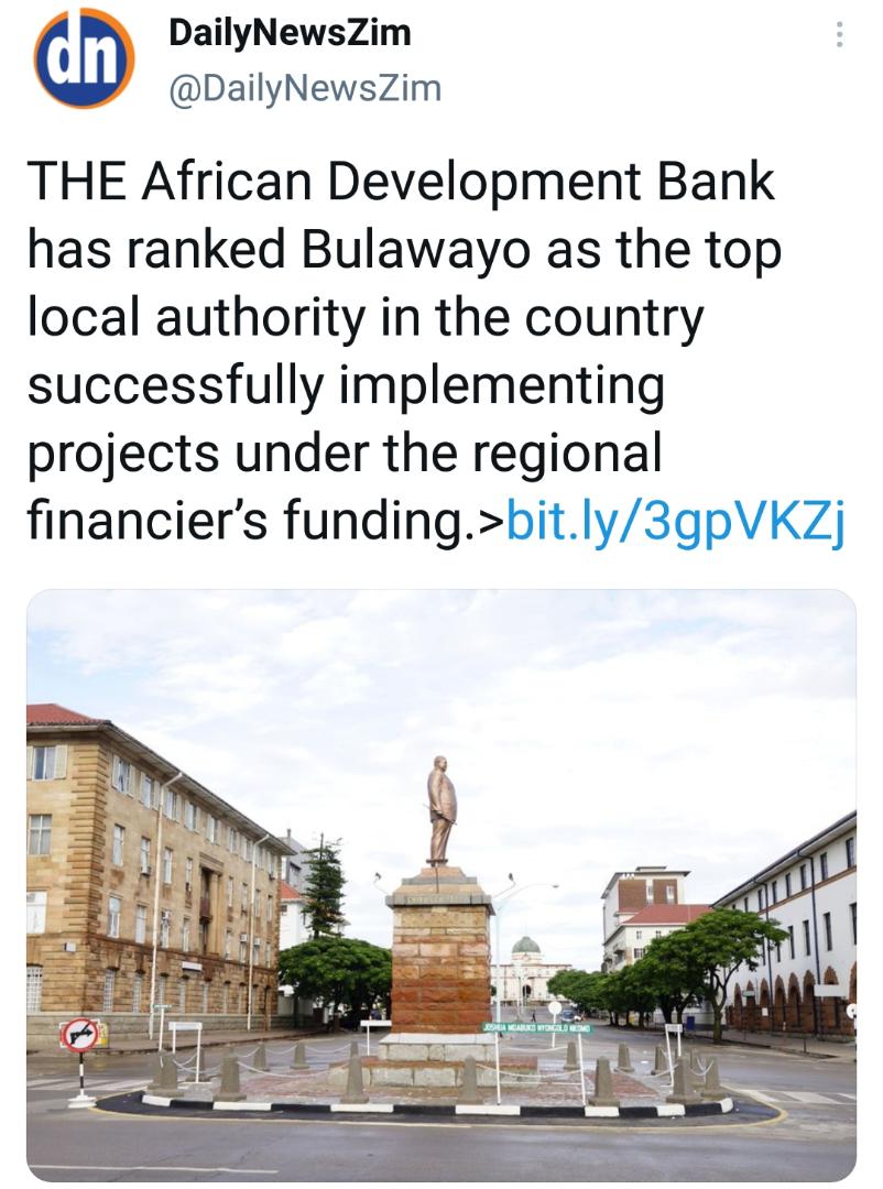 We are humbed. <a href="/byopra/">Bulawayo Progressive Residents Association (BPRA)</a> <a href="/CityofBulawayo/">The City of Bulawayo</a>