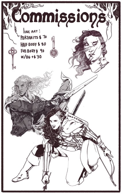 Commissions are open, I have about 7 slots available 