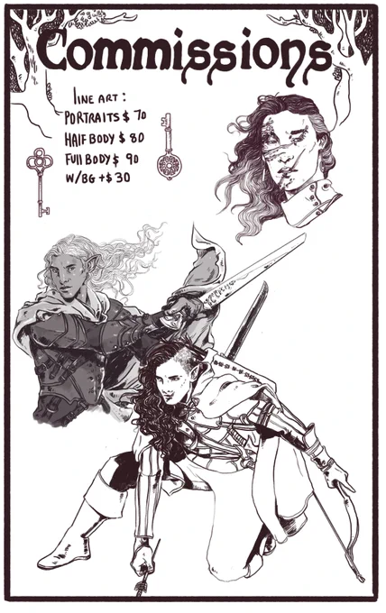 Commissions are open, I have about 7 slots available 