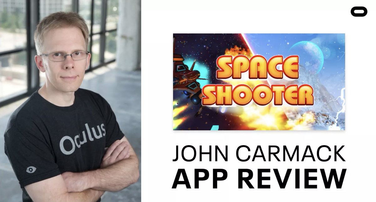 Carmack’s App Reviews are back. In his first review in his new series, <a href="/ID_AA_Carmack/">John Carmack</a> shares his feedback on Space Shooter, an arcade shooting game that recently launched on App Lab: ocul.us/SpaceShooter