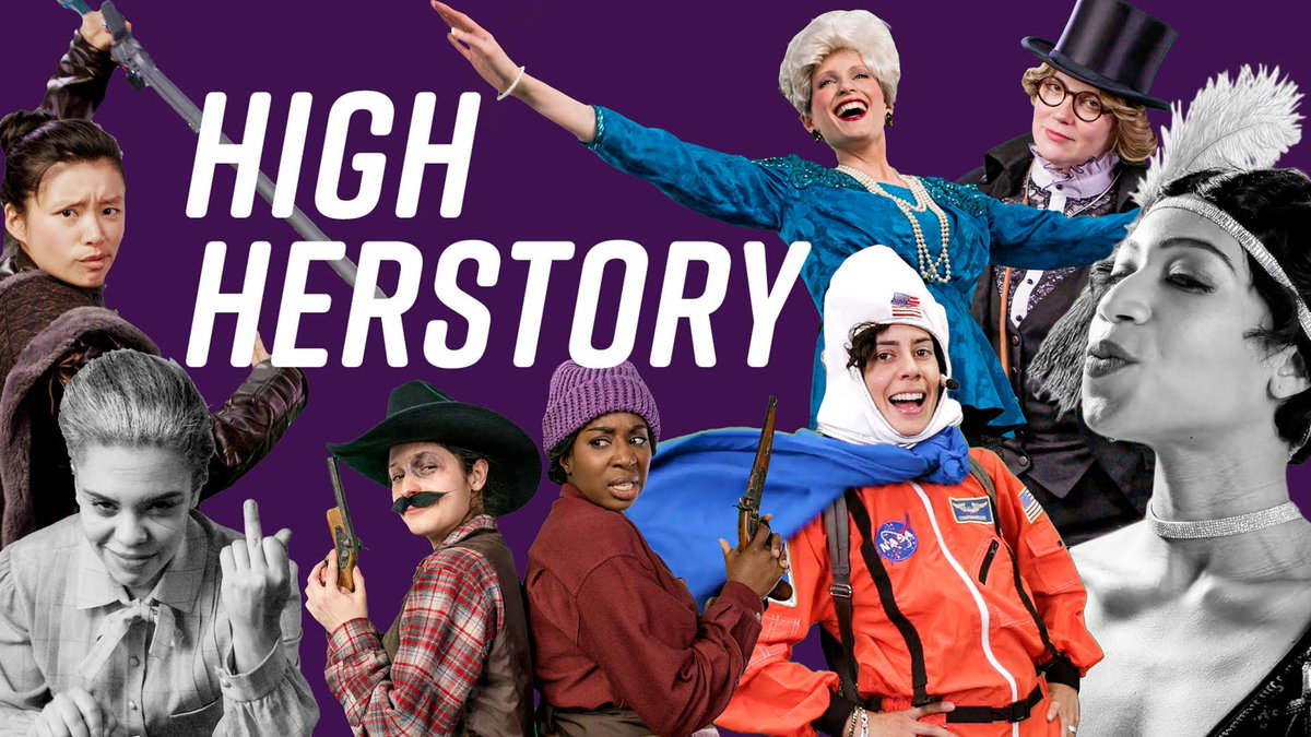 Stream the whole first season of "High Herstory" for free on <a href="/socialclubtv/">SocialClubTV</a> buff.ly/3vmQw4K #comedyseries #womenincomedy #StreamingNow #tvseries #comedy #comedyvideos #funny #womeninfilm #highherstory #420friendly #cheechandchong #hightimes #comedyshow #womeninhistory