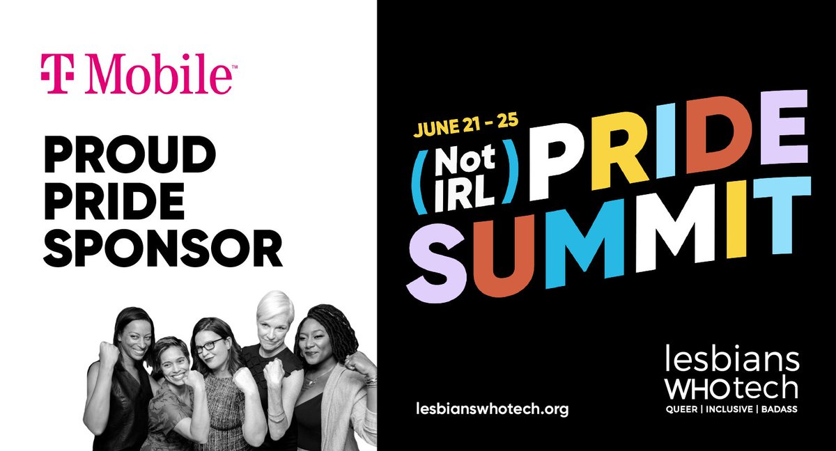 I am SO incredibly PUMPED and humbled to finally announce I'll be speaking at the Lesbians Who Tech &amp; Allies :: Queer | Inclusive | Badass #PRIDESUMMIT on Friday 6/25 @ 10:30AM PST!!

Thank you <a href="/TMobile/">T-Mobile</a> for sponsoring <a href="/lesbiantech/">LWT</a> again.