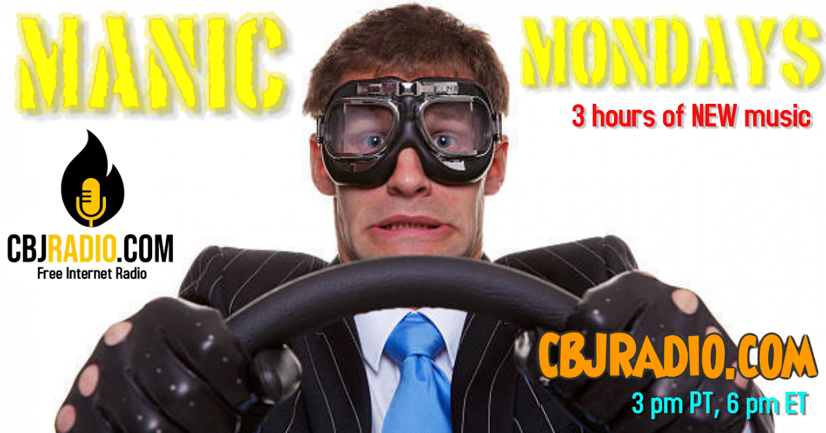 MANIC MONDAYS are 3 hours of the best mix of NEW music anywhere! Today hear <a href="/AnomalyAlien/">Alien Anomaly</a> <a href="/Anan7n/">أنا.نحن</a> <a href="/BedrokkV8/">Bedrokk - Like and Retweet</a> <a href="/thedoodband/">The DOOD</a> <a href="/blueandbroke/">Blue and Broke</a> <a href="/ShaneLarmand/">Shane Larmand</a> <a href="/frankpalangi/">Frank Palangi | Rock Artist</a> <a href="/katanacartel/">Katana Cartel</a> <a href="/CranberryMerch2/">Cranberry Merchants</a> <a href="/NcHaymaker/">HaymakerNC</a> <a href="/jamieporterband/">Jamie Porter Band</a> <a href="/JerryFolk/">jerry folk</a> <a href="/learning2dive/">learningtodive</a> <a href="/CrownHeadMuzik/">Crown Head</a> <a href="/TheColorBlew/">The Color Blew</a>