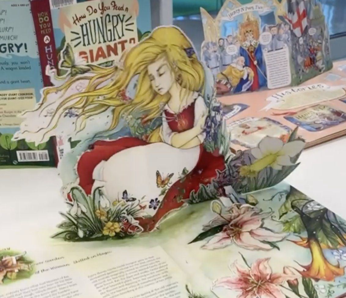 RinglingLibrary's tweet image. Our collection of pop-up books is back on display in the library! Check it out on the 2nd floor!