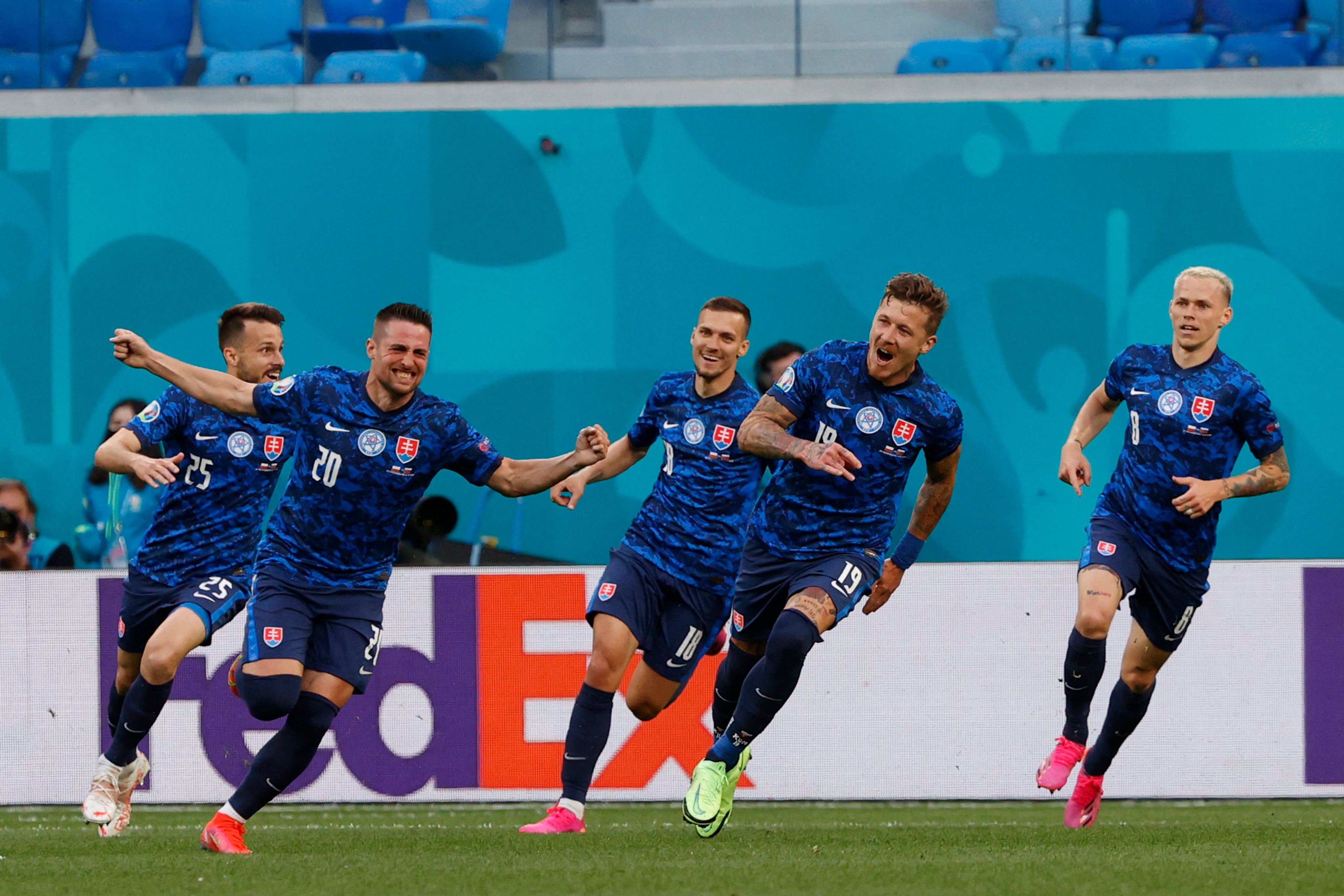 Eslovaquia venció a Polonia en el inicio del Grupo E de la Eurocopa