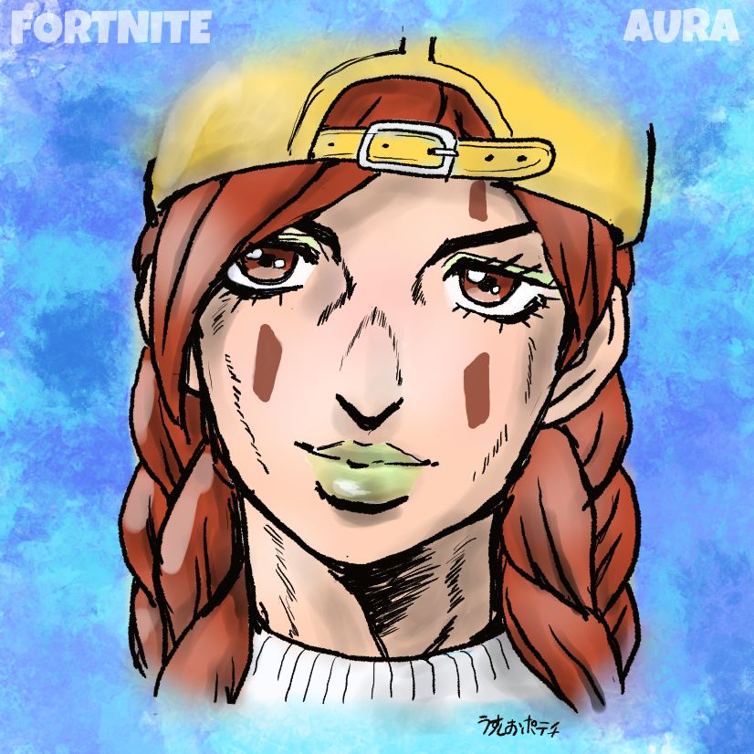 フォトナ美術部 お題 みんなでオーラ描こうぜ Twitter