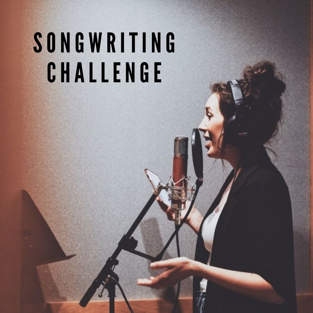 Songwriting challenge: Object writing. Pick an object in the room and write as many details about that object as you can, using only your senses. Take this challenge to the next level by timing yourself. For instance, write as many things as you can in 2 mins! Give it a try!