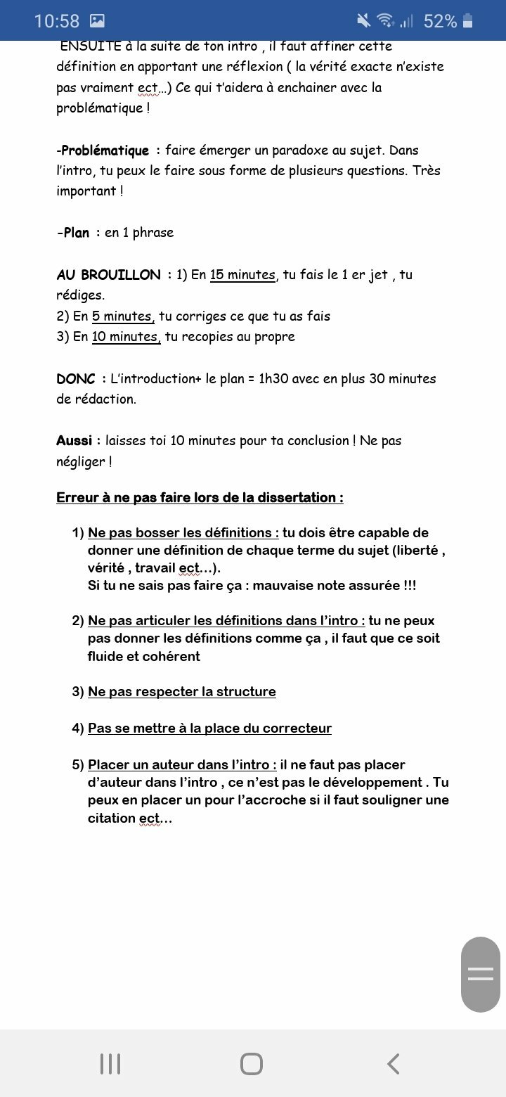 Louise Rhb Je Crois Que C Est Le Bon Moment Pour Remettre La Methodologie De Dissertation De Philo Qui Repose Sur Plusieurs Videos Faites Partager Ca Peut Aider Quelqu Un Qui En A