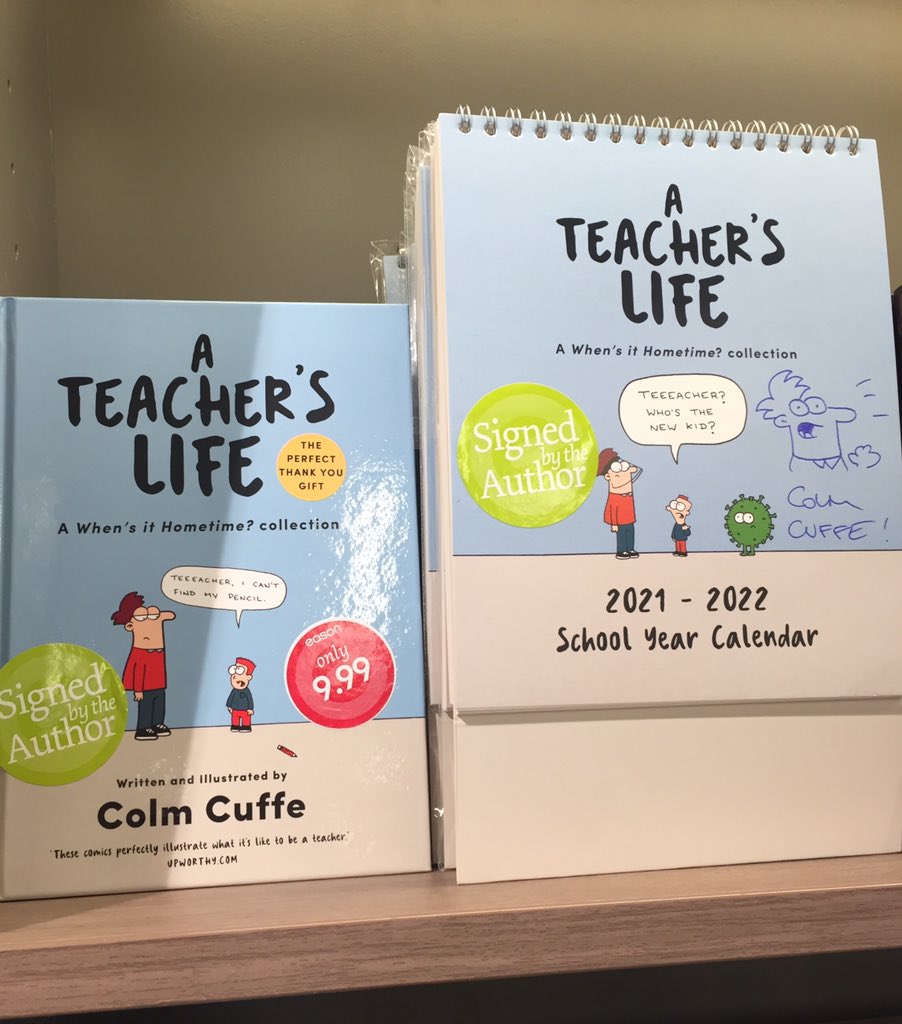 whensithometime's tweet photo. Signed copies of ‘A Teacher’s Life’ book and calendar available in @easons O’Connell street, Dublin also! 

Easons: https://t.co/SBYv2ChVuf

Book depository: https://t.co/087Cpiyow4 https://t.co/3KOwatO5pk