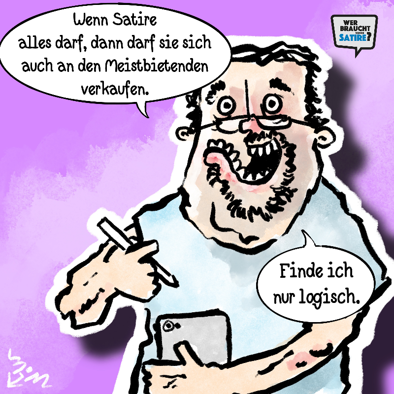 Satire_CH's tweet photo. Freier Markt mit @mittag_michael 💸  

#verkauft #logisch #andenmeistbietenden #andiemeistbietende #michaelmittag #michaelmittagcartoon #michaelmittagcartoons #satire #werbrauchtschonsatire #cartoon #humor #schweiz #satireformat #schweizermedien #pressezeichnung #kritsch #offen https://t.co/rLx1XWlcMP