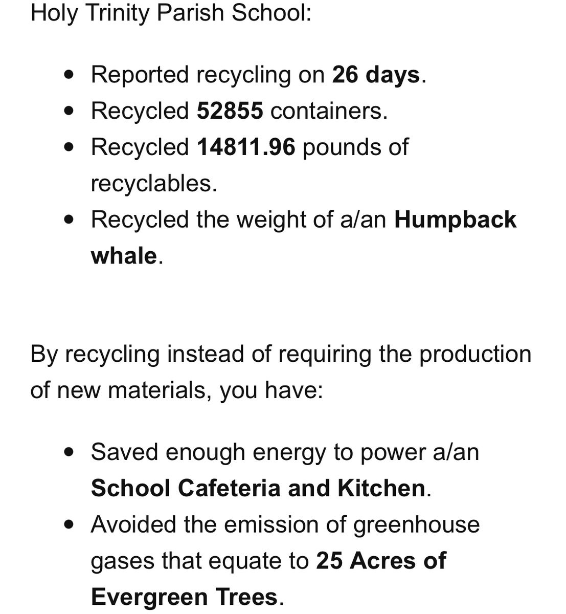 Holy Trinity School tweet media