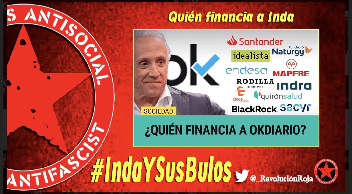 Los financiadores sin los que sería inexplicable que este periodista fake siga expandiendo sus bulos
#IndaYSusBulos