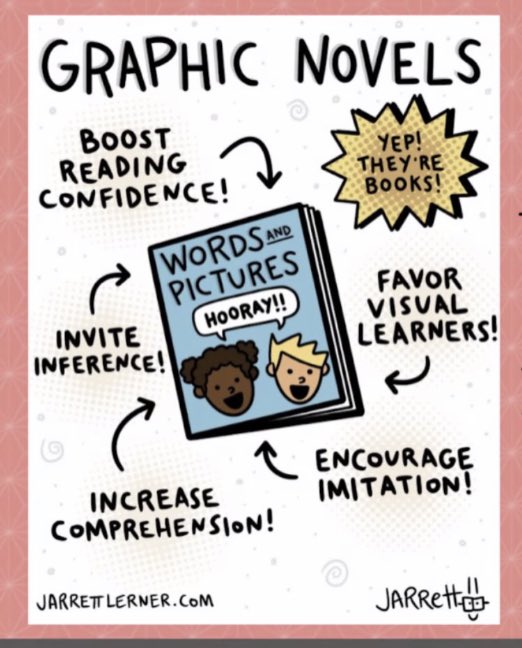 DebraUnger4's tweet image. Yes to hooking readers with incredible graphic novels @jenniferlagarde #JCPSLSA2021