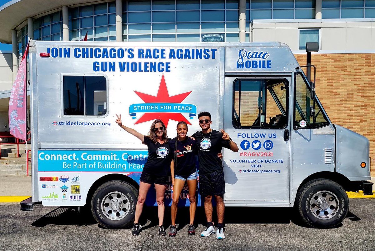treymbaker's tweet photo. What an incredible Second Annual Mundelein 5k Race Against Gun Violence! We couldn’t be more thankful for our great partners @StridesForPeace &amp; @MarianosMarket for uplifting the RAGV in our community. Coming together in this great capacity proves why we continue to #ChooseHOPE https://t.co/WD4nTpSg2z
