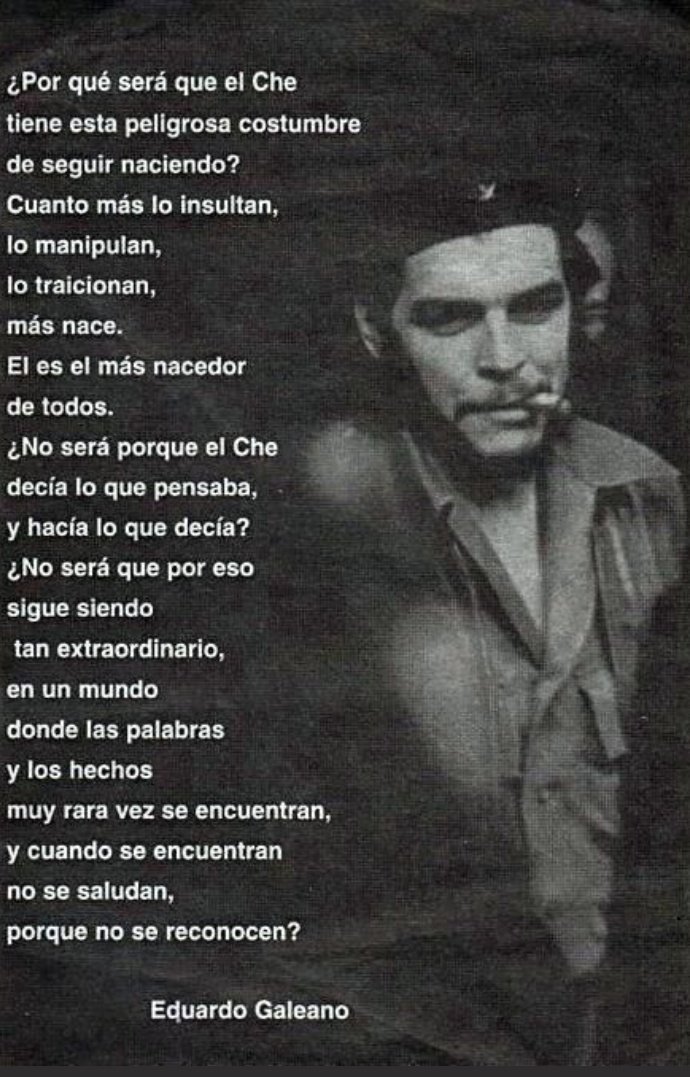 VinuelaGuada's tweet photo. Seremos como el Che ✊🏽
.
.
#ElCheVive
#CheGuevara 
#ElCheCumple
🇦🇷🇵🇷 https://t.co/pIUNdsyf8v