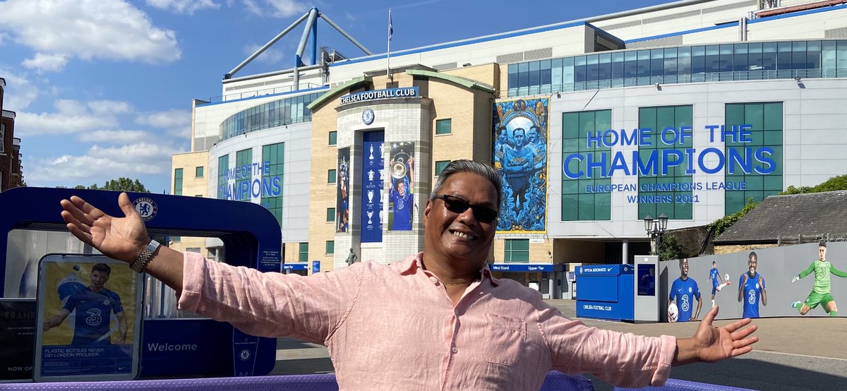 Can’t wait to go back home at Stamford and watch the Champions of Europe in action again...🏆