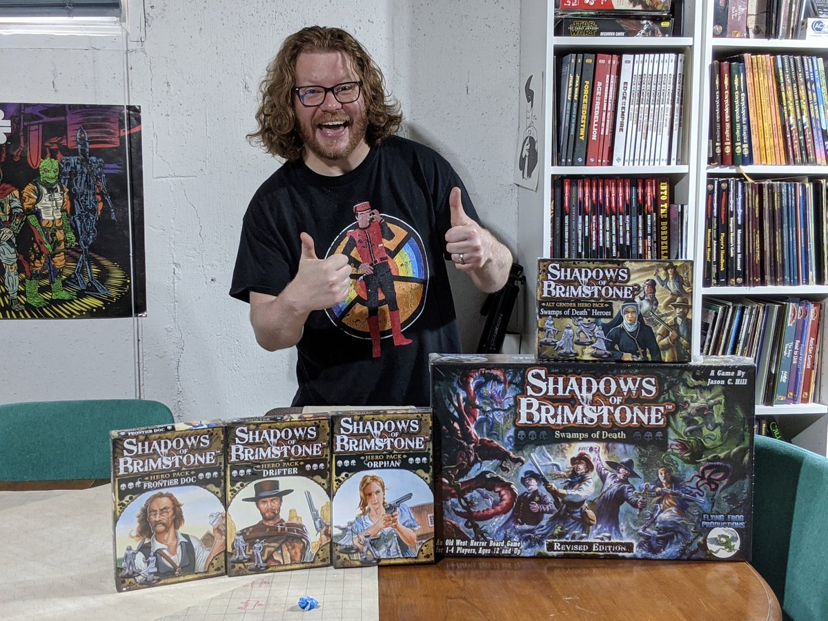 ShaneLovesGames's tweet photo. My first order from @boardgamebliss arrived today.They were super nice in an email thanking me for my purchase.  I may have gone off the deep end with this one. Saved my pennies for a while to get this stuff. Excited to open this up this afternoon. @FFPGames #boardgames https://t.co/VQ55QKFhQ1