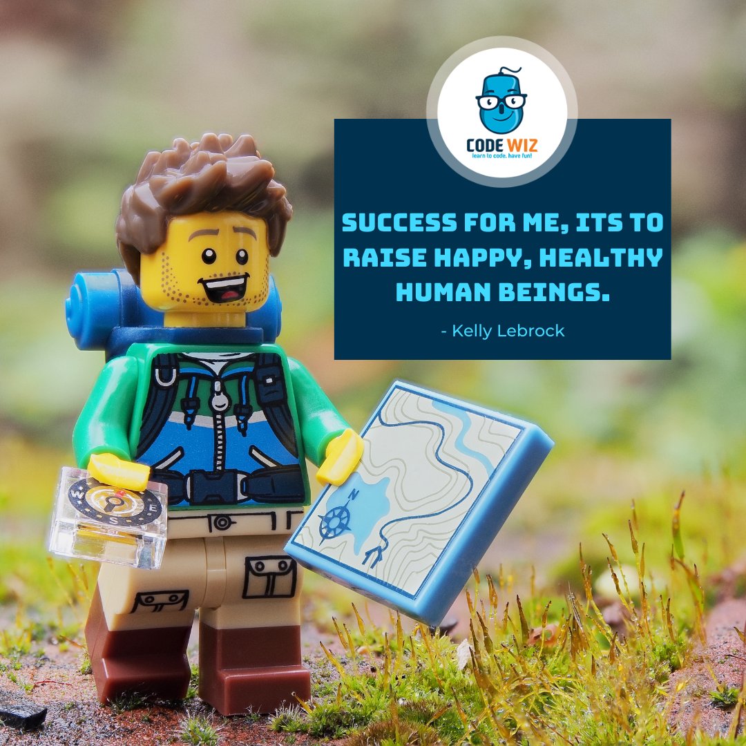 codewizreading's tweet image. Success for me, its to raise happy, healthy human beings. - Kelly Lebrock
.
.
.
#coding #minecraft #codewizreading #kidswhocode #futureengineers #robotics #java #pythoncoding #python #robloxgamedeveloper #roblox #gamedevelopment #gamedesign #draganddrop #mobileappdevelopment