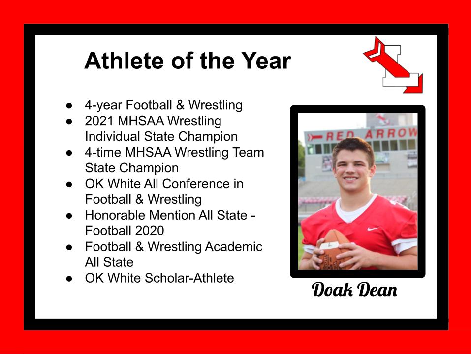 Lowellredarrows's tweet photo. Congratulations to our Athletes of the Year for the Class of 2021! #RedArrowsforLife #GoRedArrows #Classof2021 https://t.co/lovCH0VTIM