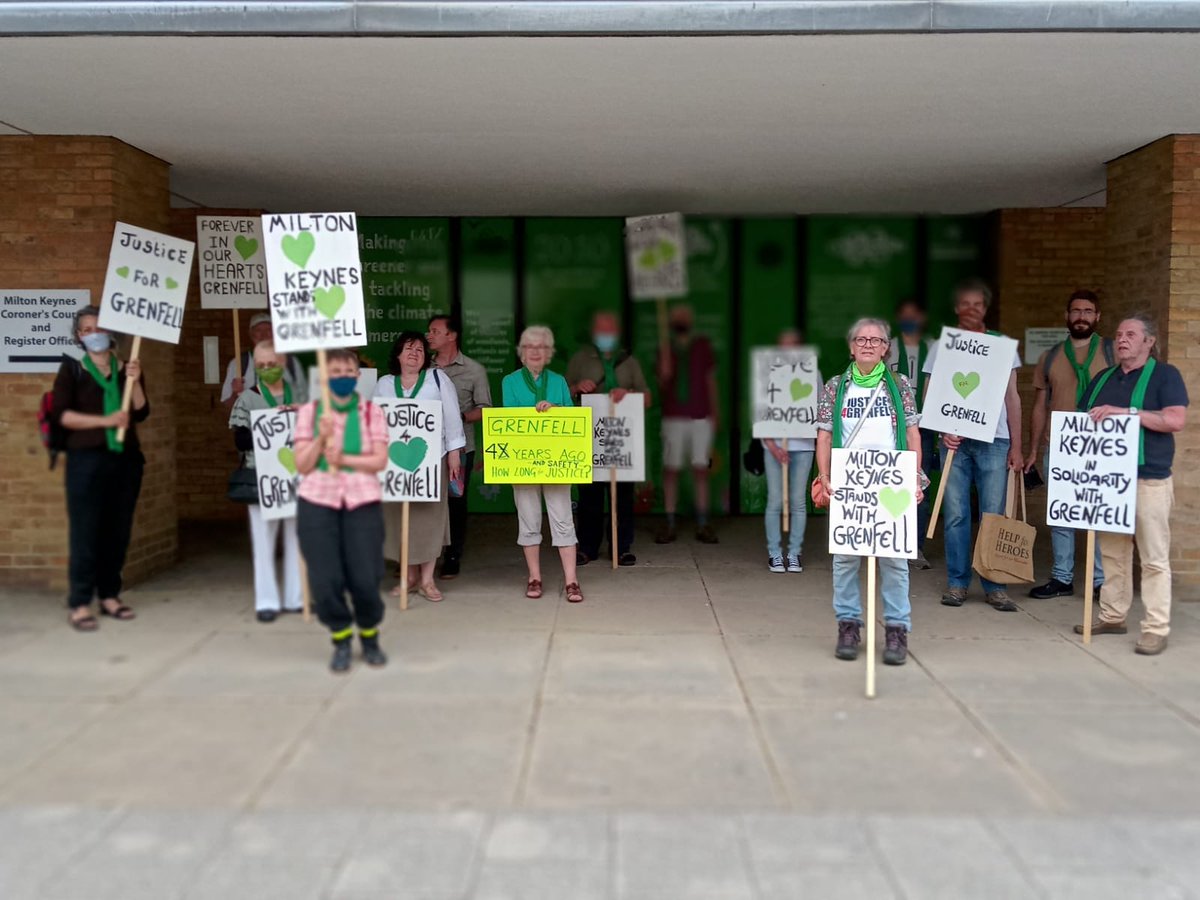 homes4alluk's tweet image. Milton Keynes remembers💚#JusticeforGrenfell 
Solidarity
#safeandsecurehomesforall
#makedeveloperspay