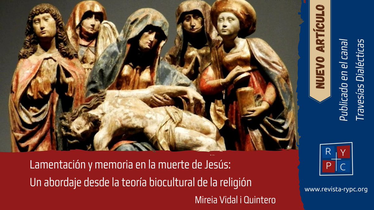 revistarypc's tweet image. ¡Novedad! ✨ #antropología, #teología y #evolución en interacción. En los ritos funenarios vemos cognición y generación de sentido, a través de narrativa 📜 y expresión corporal🚶‍♀️. Artículo de @MiaVidal14: revista-rypc.org/2021/06/lament… #theology #scienceandreligion #rituals