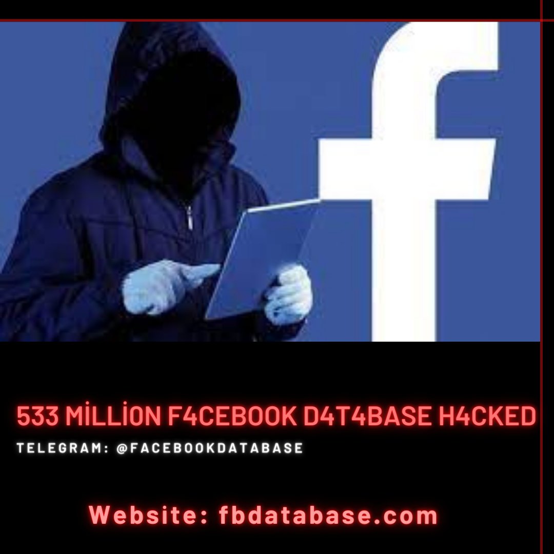Facebook Database Leaked on Twitter: "ACEBOOK DATABASE DUMP SELLER