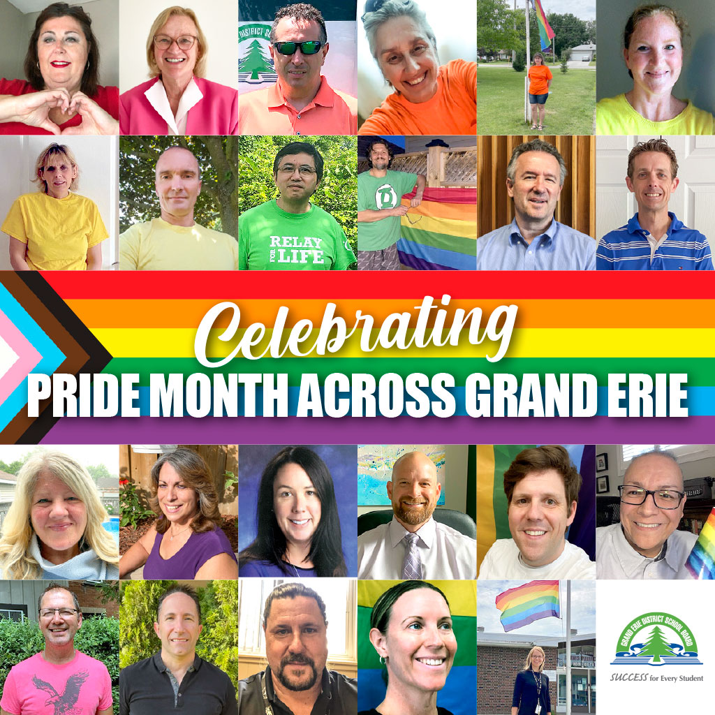 School administrators across Haldimand are celebrating PRIDE this month and our commitment to support our 2SLGBTQ+ students, staff, families and community members.