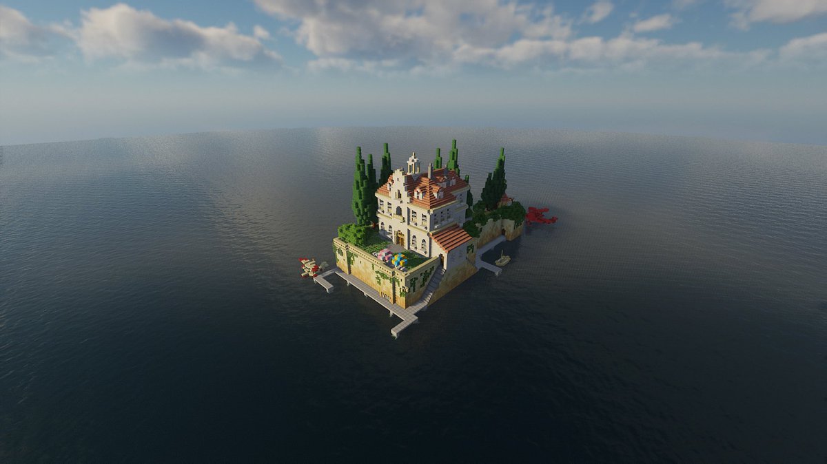 House of Gina in Porco Rosso. 

#Minecraft #build
