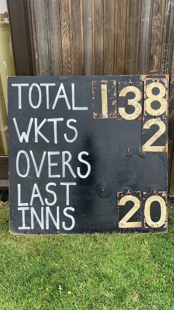 SwarbrickMartin's tweet photo. And now finished playing out the 20 overs to give everyone a game. Well played everyone https://t.co/1VYjFerGGX