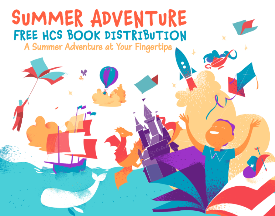 HamptonCSchools's tweet photo. Join us tomorrow, Tues., June 15, 9 a.m. - 4:30 p.m. in the parking lot of Kroger (1050 W. Mercury Blvd.) for our FREE HCS book distribution. HCS PreK-Grade 12 students may choose 2 books while supplies last. Kick-off your summer by experiencing new adventures through reading! https://t.co/5LywmyyCgG