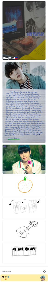 purpleloveplus's tweet image. Yoongi — Weverse 🐱

OP: Eres el mejor regalo que llegó a mi vida. Convirtiste mis ansiedades en un optimismo que me hizo darme cuenta de que BTS es la verdadera definición de felicidad. Tu felicidad es la mía. Te uso Yoongi, para cumplir todos los sueños que tengo [...]