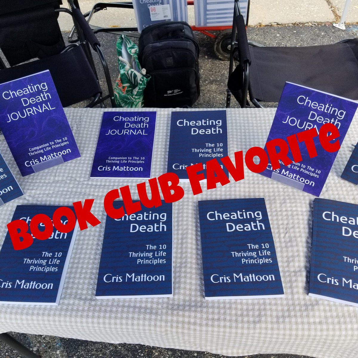 crismattoon's tweet image. Summer gets even better.

Your friends are about to discover for themselves what you've been loving about CHEATING DEATH. 

amazon.com/dp/B08W7SQCLS/…

#bookclubfavorites #discussiongroups #beachreads #lakeside #missiondriven #lifepurpose #cheatingdeath #10thrivinglifeprinciples