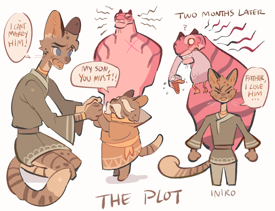 more of my cat ocs (osmar + arwin) !!!!!