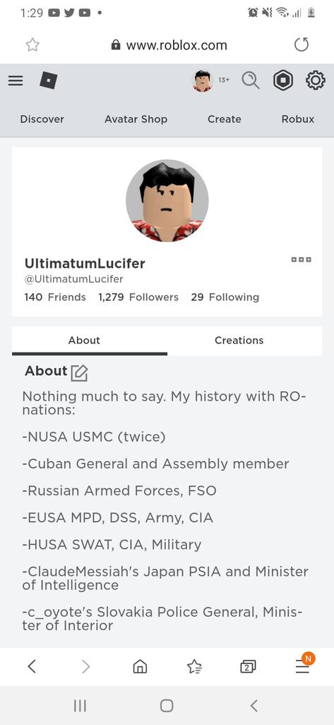 Ultimate070g's tweet photo. @model8197 My username is UItimatumLucifer (the 'L' in 'Ultimatum' is a capital 'i') https://t.co/4LfQGZcfTQ