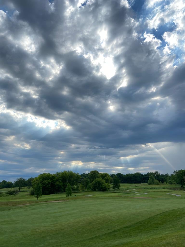 Some crazy clouds dropped in this morning!