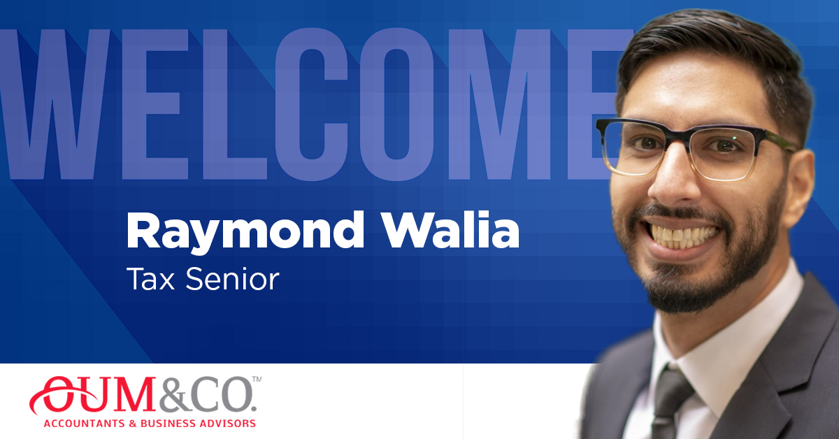 OUMCPA's tweet photo. Welcome to the OUM team Raymond Walia, CPA! Raymond is joining our SF office as a Tax Senior. He graduated from Cal State East Bay with a Bachelor's in Business Administration. In his free time, Raymond enjoys traveling. #OUMPROUD #COUNTONOUM https://t.co/tZ2prEwSmn